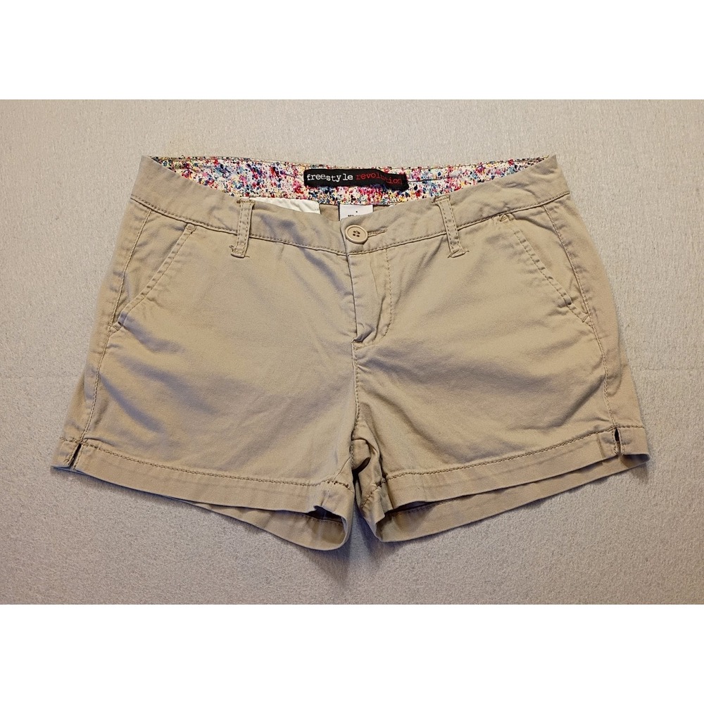 Freestyle‎ Revolution Size 5 Womens Khaki Tan Short Shorts